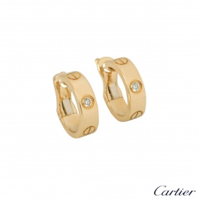 Cartier Yellow Gold Love Earrings B8022900